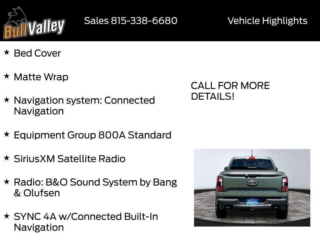 used 2024 Ford Ranger car, priced at $55,412