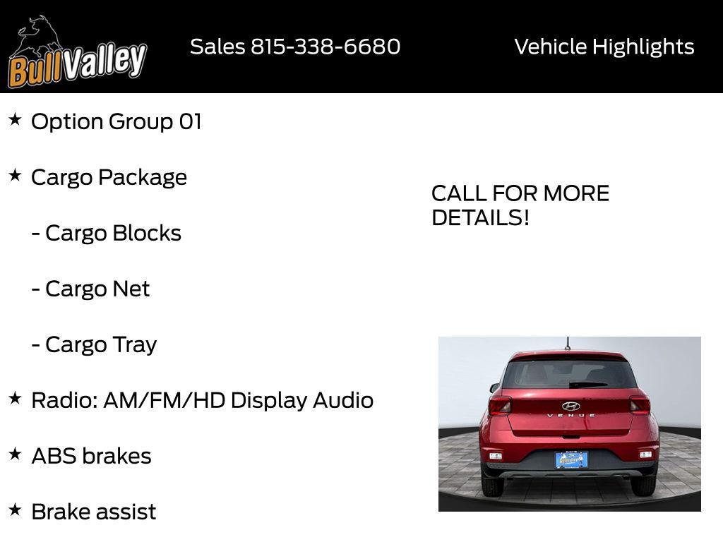 used 2023 Hyundai Venue car, priced at $15,999