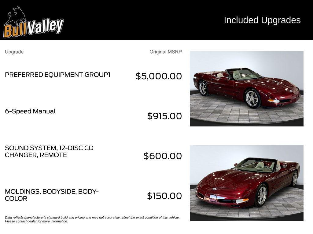 used 2003 Chevrolet Corvette car, priced at $25,412