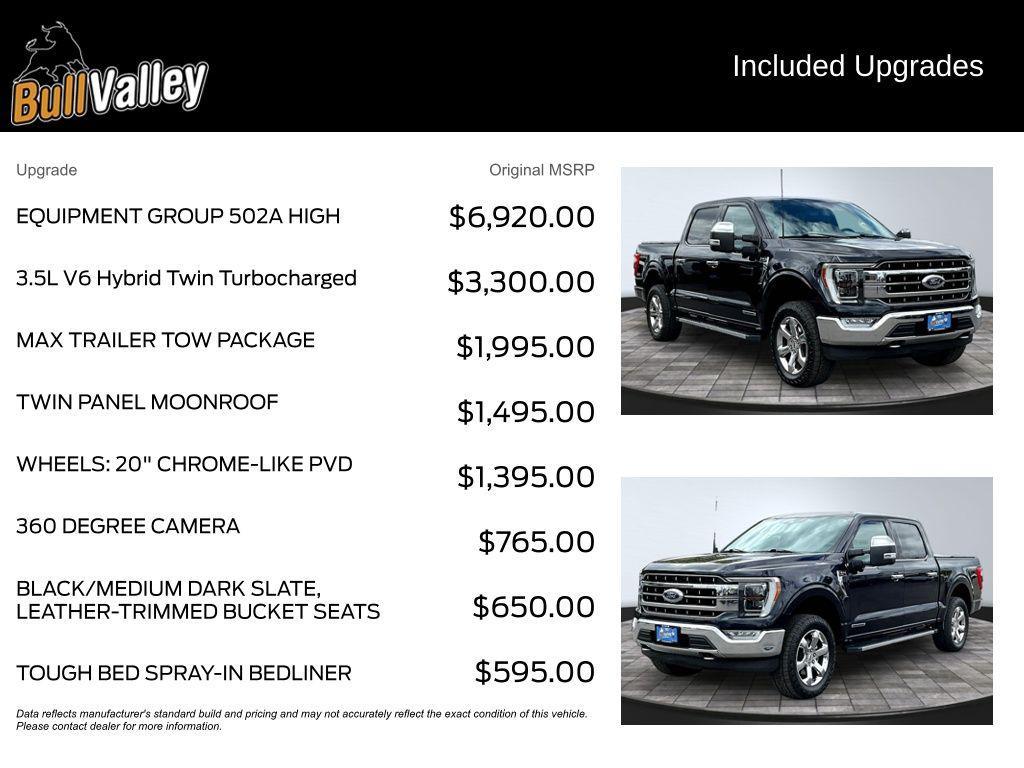 used 2021 Ford F-150 car, priced at $39,112