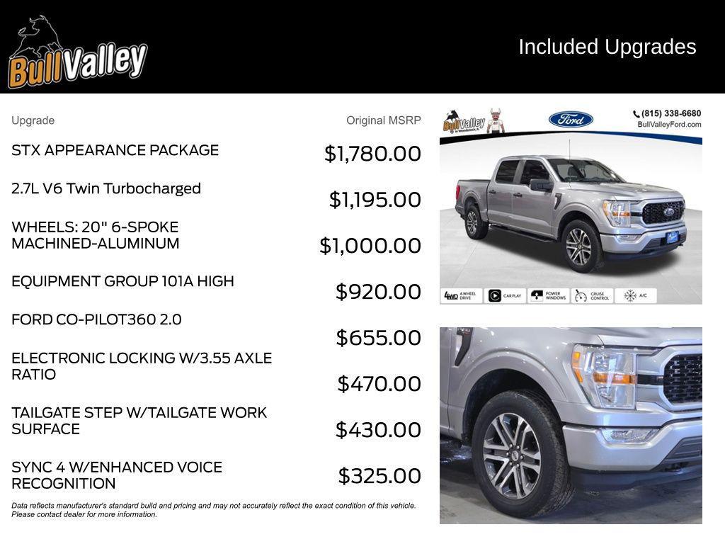 used 2021 Ford F-150 car, priced at $26,447