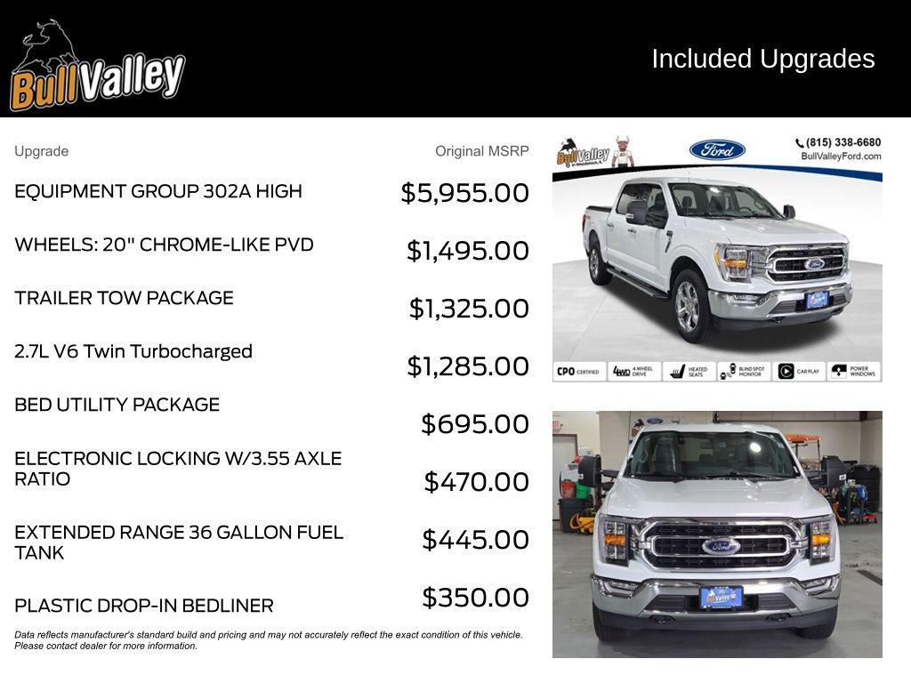 used 2022 Ford F-150 car, priced at $37,689