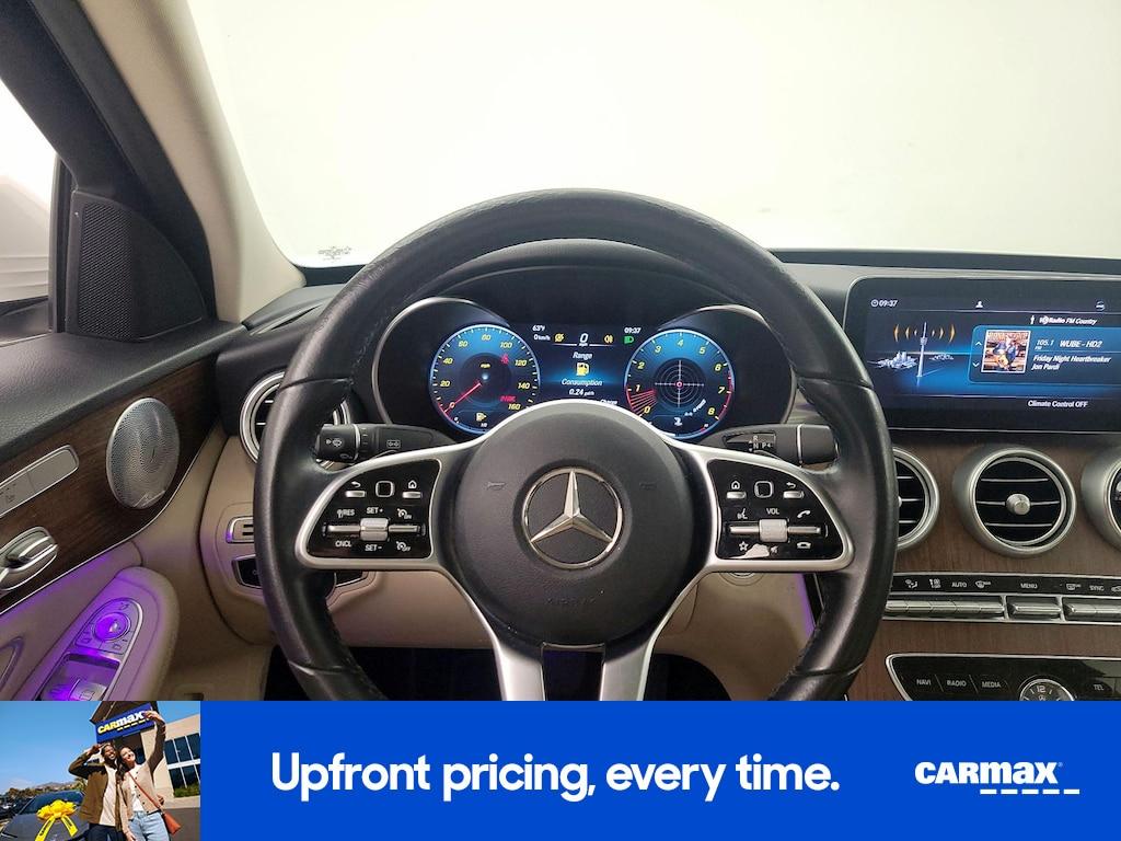 used 2021 Mercedes-Benz C-Class car, priced at $24,998