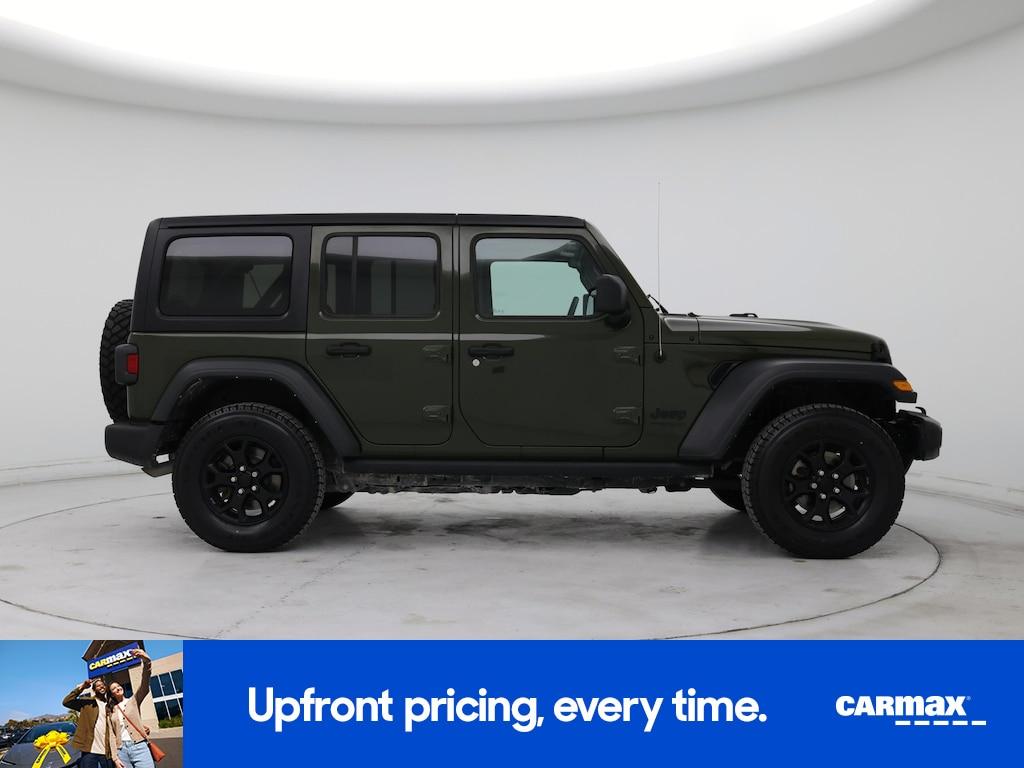 used 2021 Jeep Wrangler car, priced at $29,998
