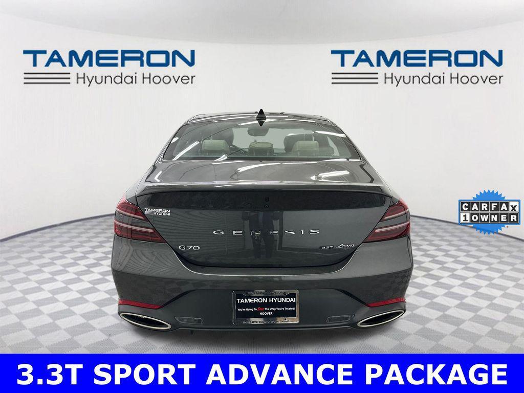used 2023 Genesis G70 car, priced at $31,818