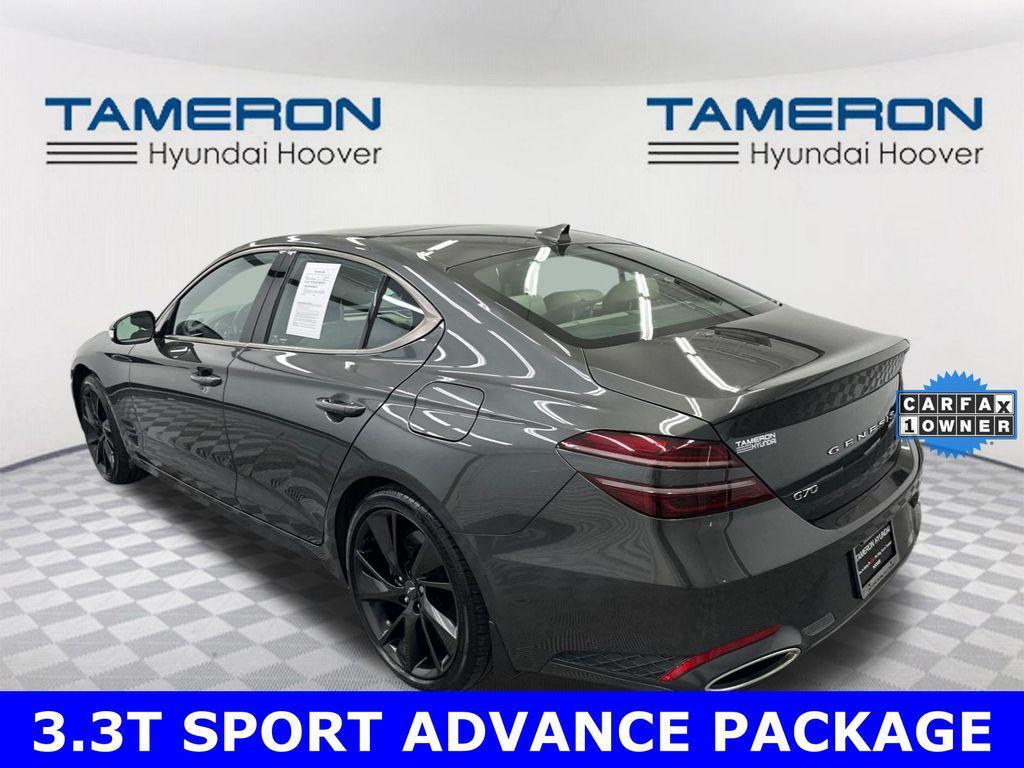 used 2023 Genesis G70 car, priced at $31,818