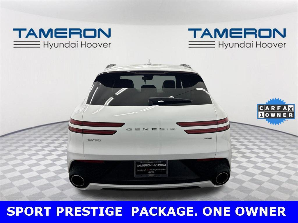 used 2023 Genesis GV70 car, priced at $37,997