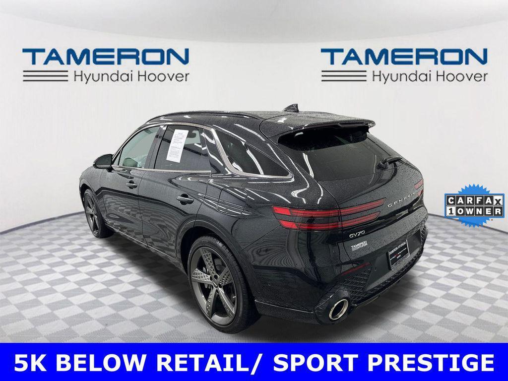 used 2024 Genesis GV70 car, priced at $36,900