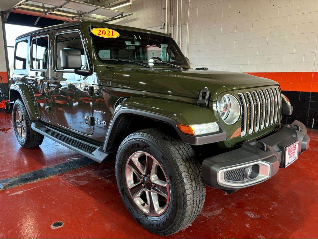 used 2021 Jeep Wrangler Unlimited car, priced at $26,886