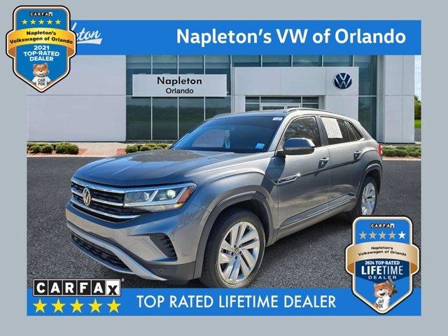 used 2022 Volkswagen Atlas Cross Sport car, priced at $14,425