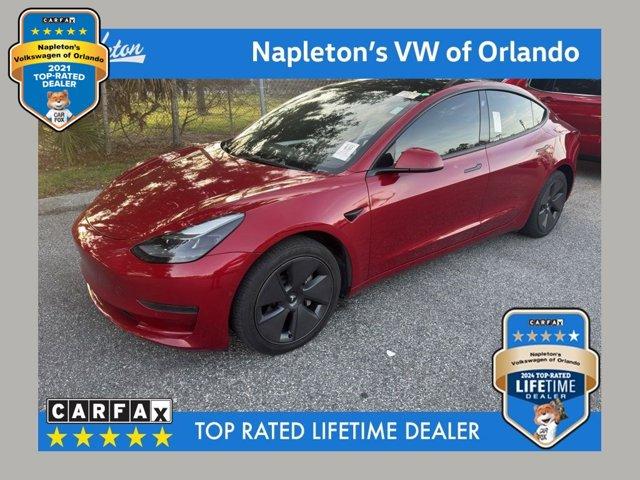 used 2022 Tesla Model 3 car, priced at $20,401