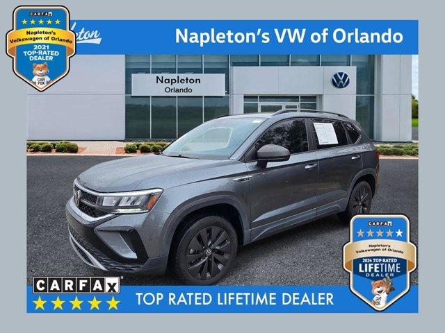 used 2022 Volkswagen Taos car, priced at $14,600