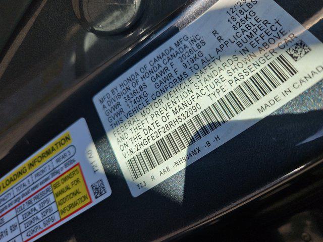 used 2024 Honda Civic car, priced at $22,998