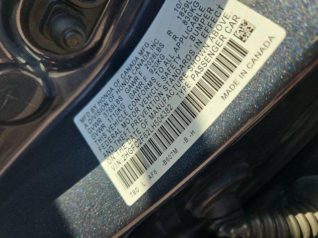 used 2020 Honda Civic car, priced at $21,998