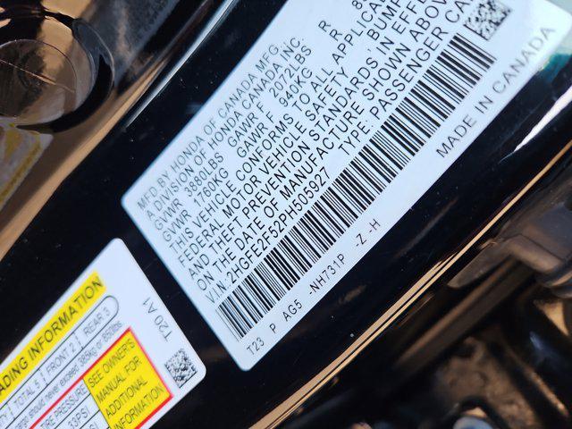 used 2023 Honda Civic car, priced at $22,887