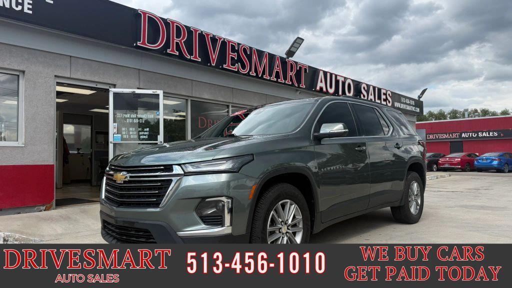 used 2022 Chevrolet Traverse car, priced at $16,875