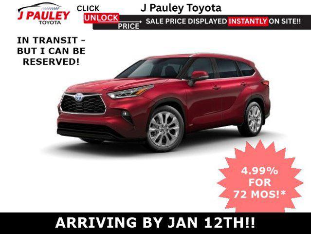 new 2026 Toyota Highlander Hybrid car, priced at $55,332