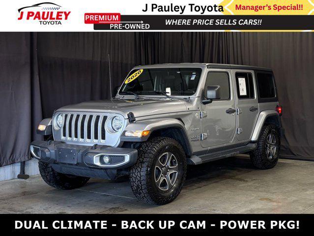 used 2020 Jeep Wrangler Unlimited car, priced at $25,432