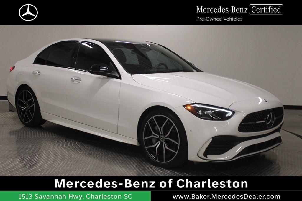 used 2022 Mercedes-Benz C-Class car, priced at $34,157