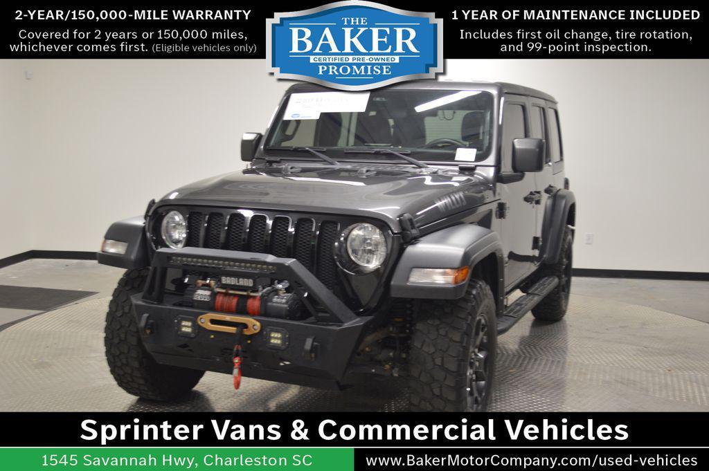 used 2022 Jeep Wrangler Unlimited car, priced at $29,049