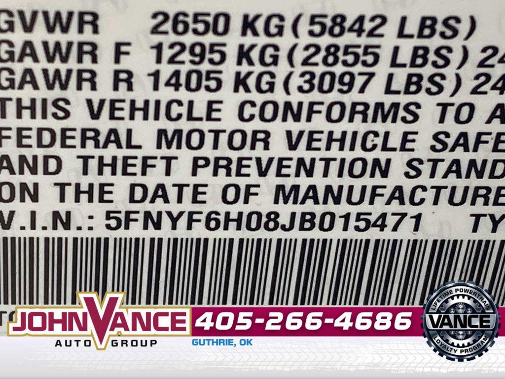 used 2018 Honda Pilot car, priced at $22,350