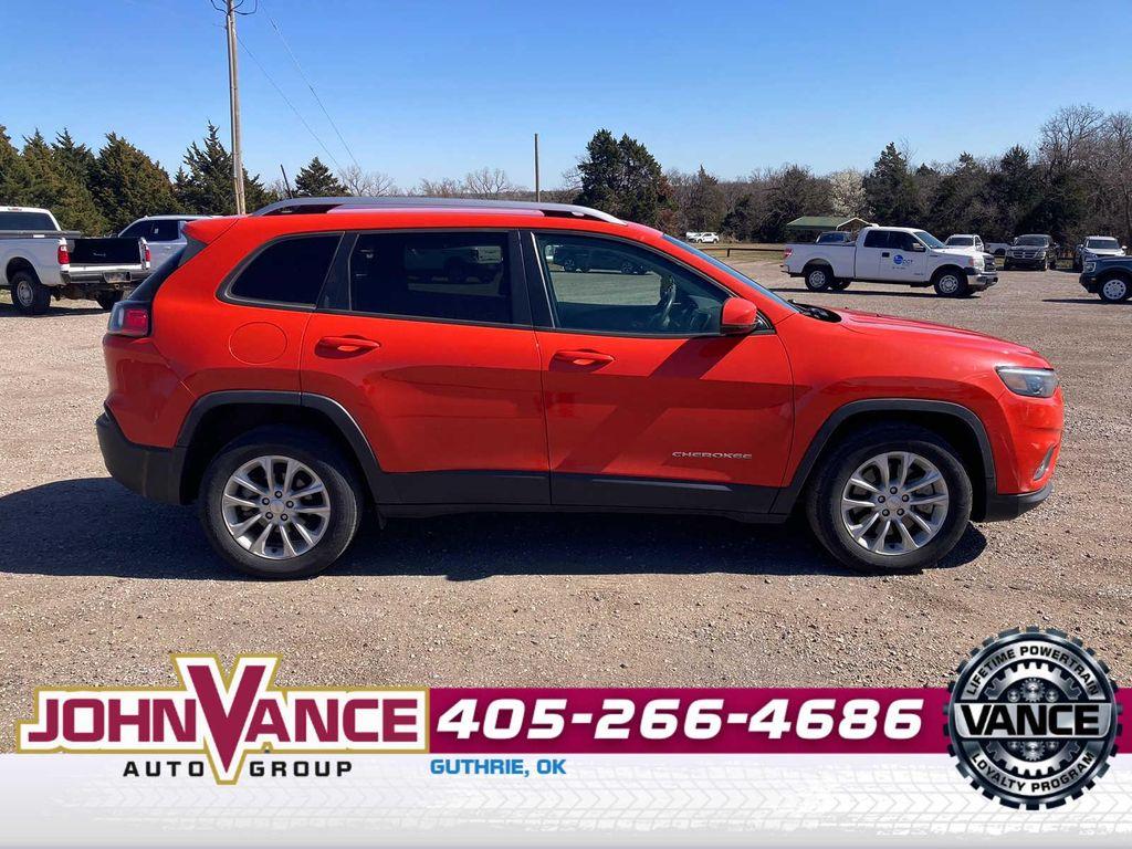 used 2021 Jeep Cherokee car, priced at $18,650