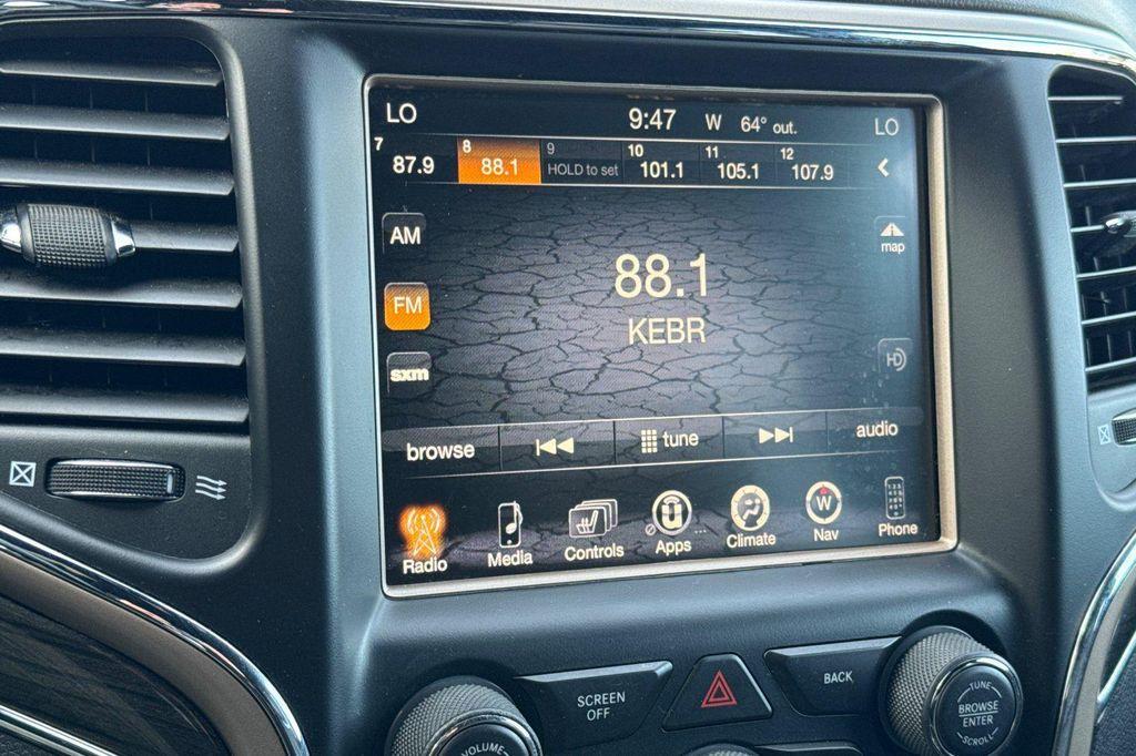 used 2017 Jeep Grand Cherokee car, priced at $10,200