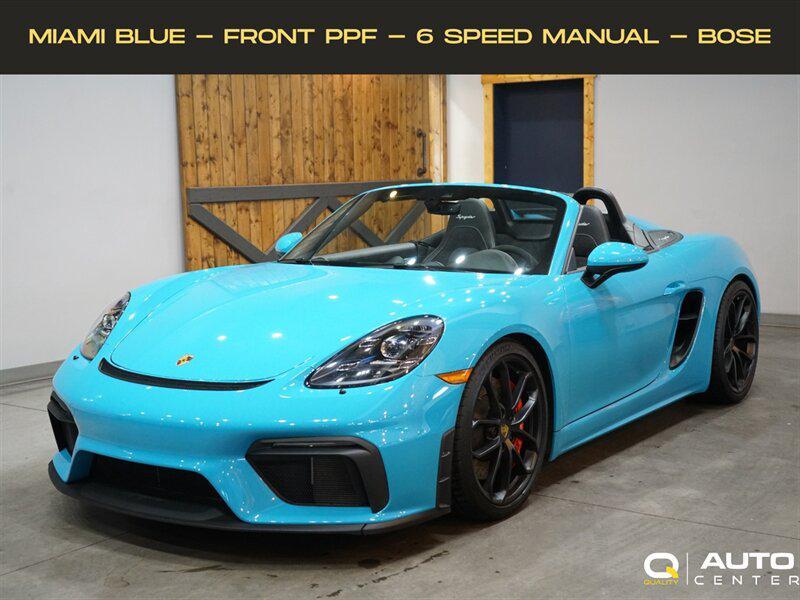 used 2020 Porsche 718 Spyder car, priced at $121,998