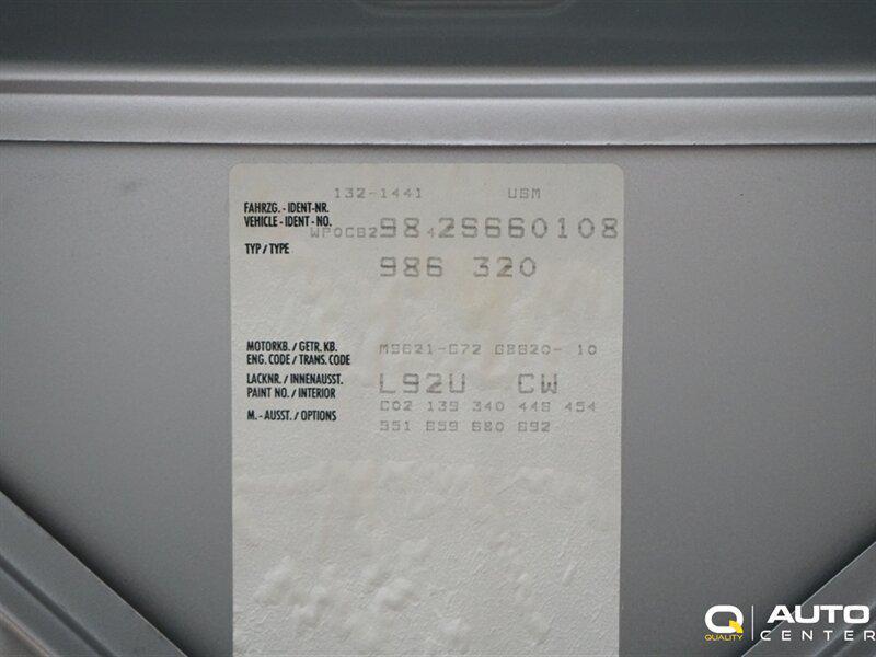 used 2002 Porsche Boxster car, priced at $22,998