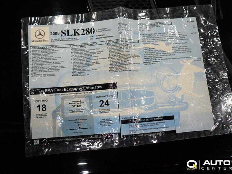used 2008 Mercedes-Benz SLK-Class car, priced at $15,998