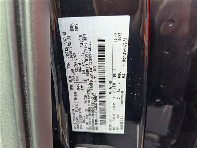 used 2018 Ford Escape car, priced at $10,298