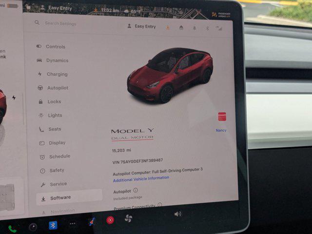 used 2022 Tesla Model Y car, priced at $32,178