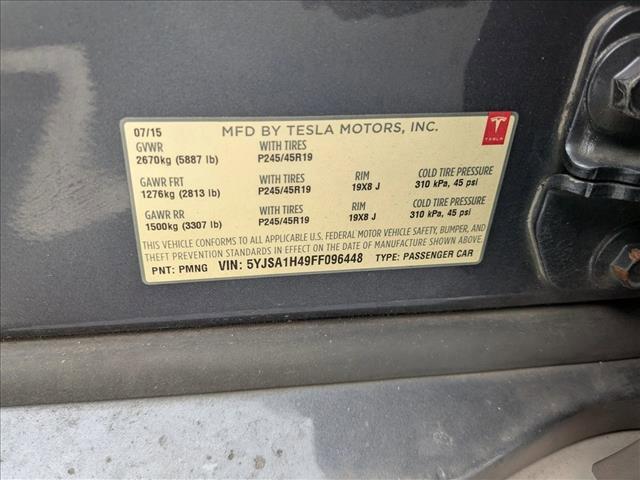 used 2015 Tesla Model S car, priced at $14,998