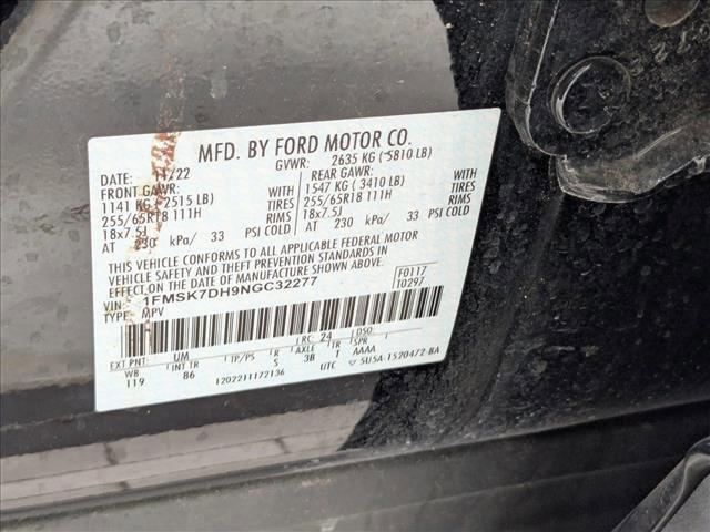used 2022 Ford Explorer car, priced at $27,543