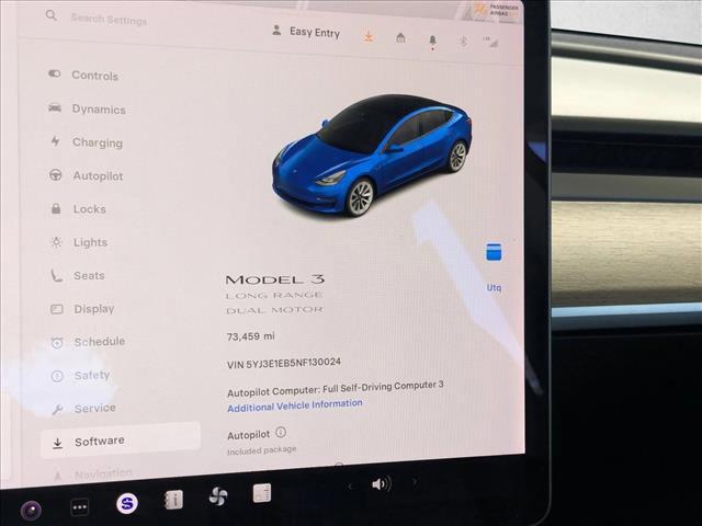 used 2022 Tesla Model 3 car, priced at $23,498