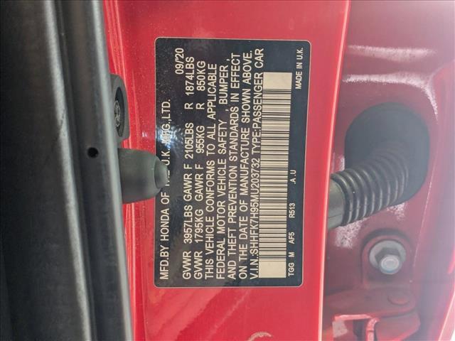 used 2021 Honda Civic car, priced at $19,992