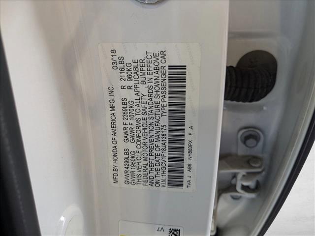 used 2018 Honda Accord car, priced at $17,192
