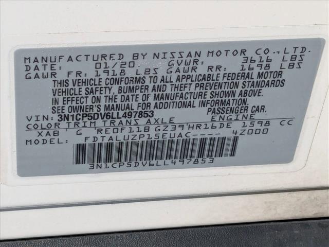 used 2020 Nissan Kicks car, priced at $12,985