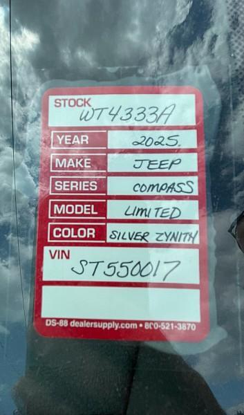 used 2025 Jeep Compass car, priced at $22,550
