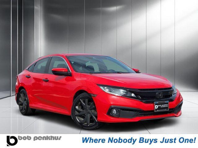 used 2019 Honda Civic car, priced at $20,421