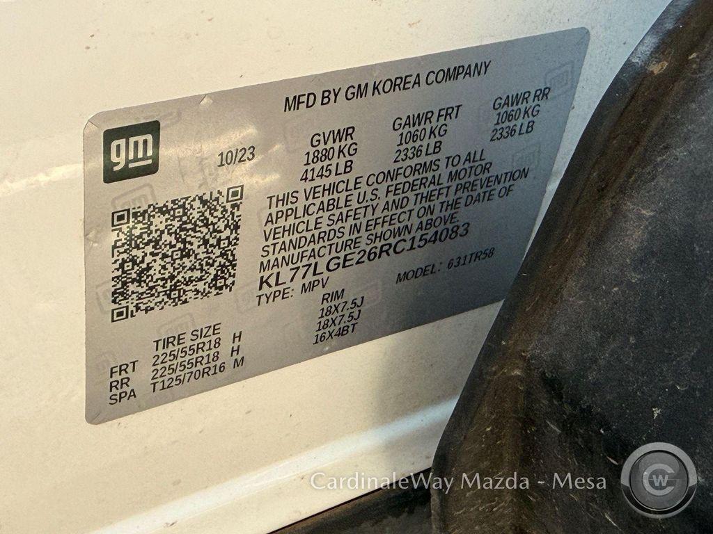 used 2024 Chevrolet Trax car, priced at $19,997