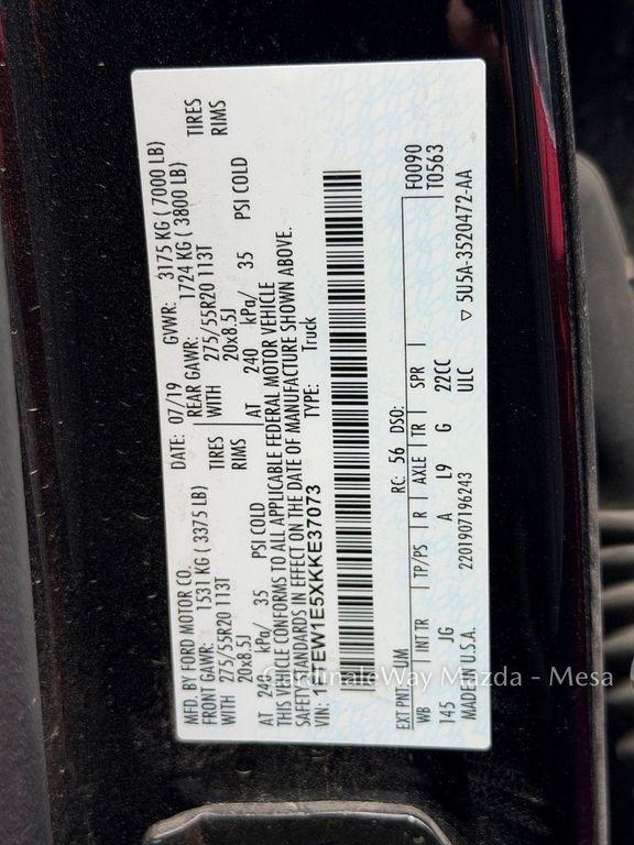 used 2019 Ford F-150 car, priced at $17,495