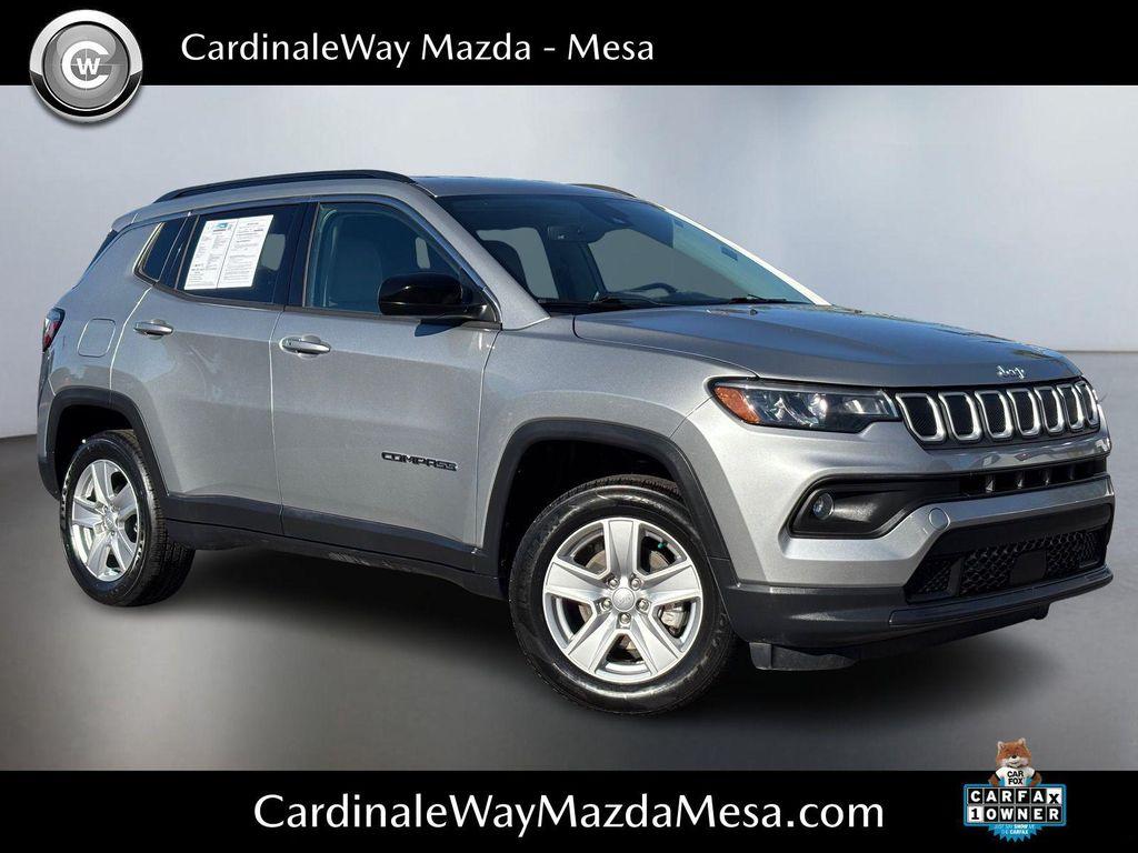 used 2022 Jeep Compass car, priced at $18,603