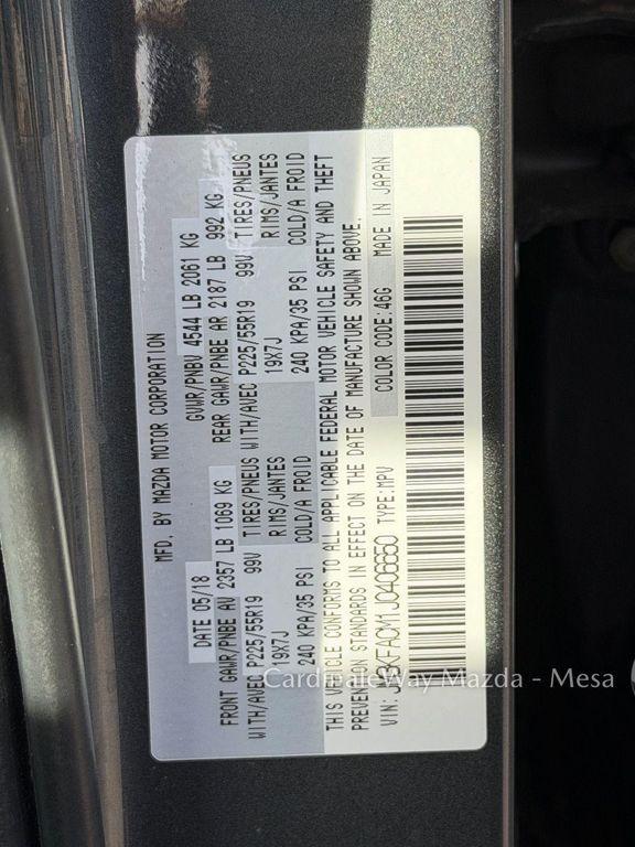 used 2018 Mazda CX-5 car, priced at $15,906