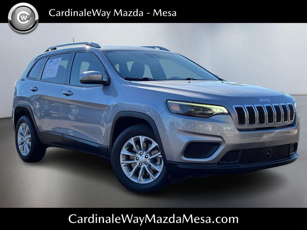 used 2021 Jeep Cherokee car, priced at $14,402