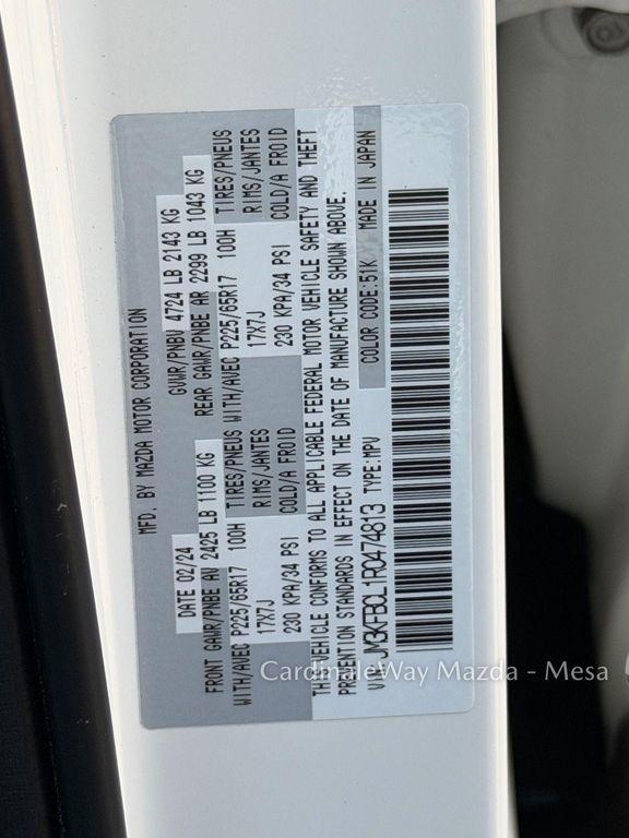 used 2024 Mazda CX-5 car, priced at $25,999