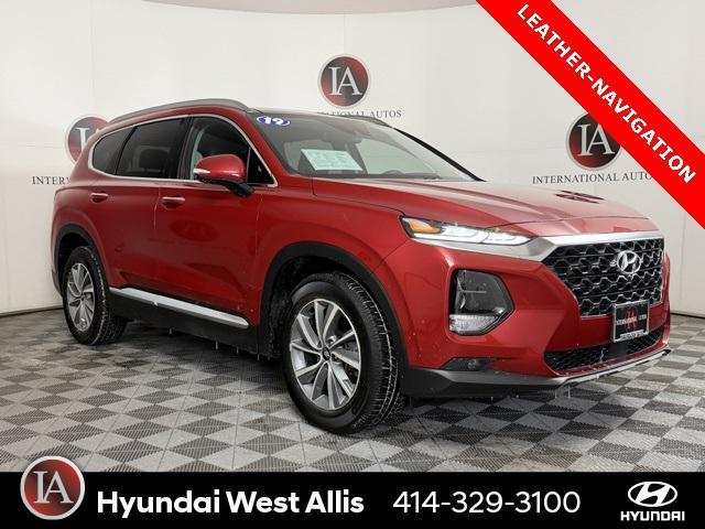 used 2019 Hyundai Santa Fe car, priced at $19,798