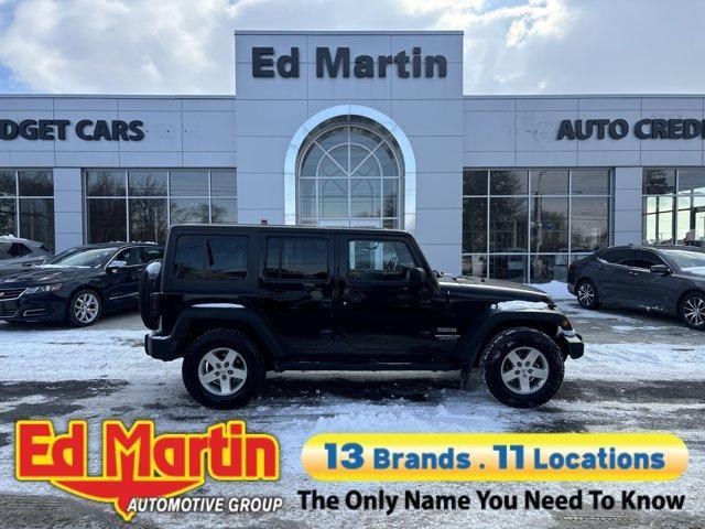 used 2015 Jeep Wrangler Unlimited car, priced at $17,449