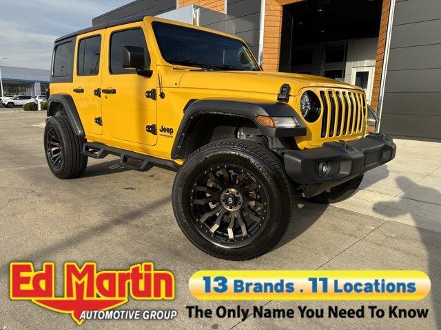 used 2021 Jeep Wrangler Unlimited car, priced at $27,500