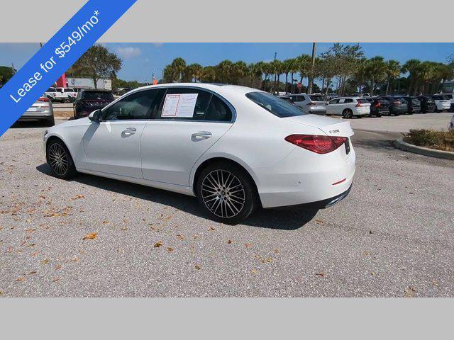 used 2025 Mercedes-Benz C-Class car, priced at $35,250